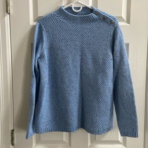 Talbots Sweater- blue w/ speckles of color- size L